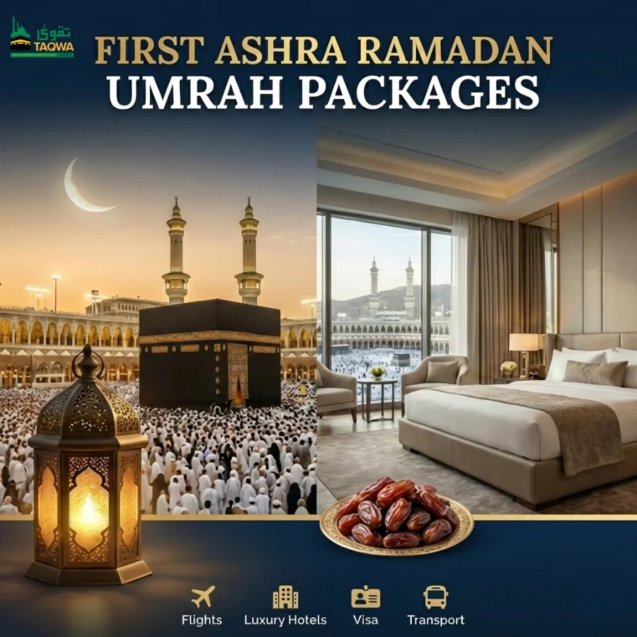 First Ashra Umrah Packages 2027 from USA